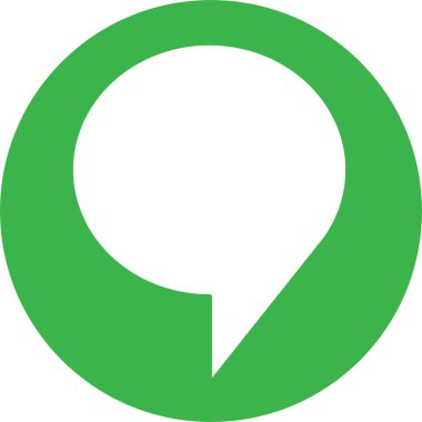 Konuşma balonu işaret tasarımı