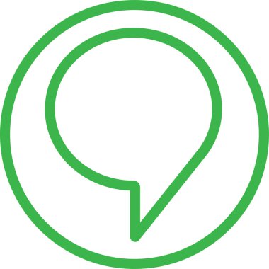 Konuşma balonu işaret tasarımı