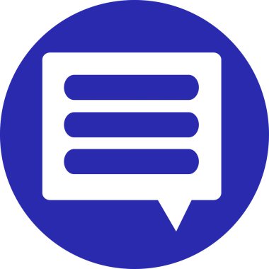 Konuşma balonu işaret tasarımı