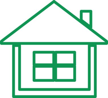 ev simgesi basit işaret tasarımı