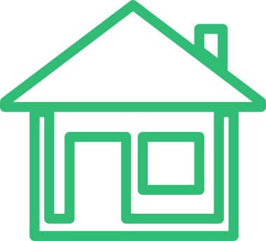 ev simgesi basit işaret tasarımı