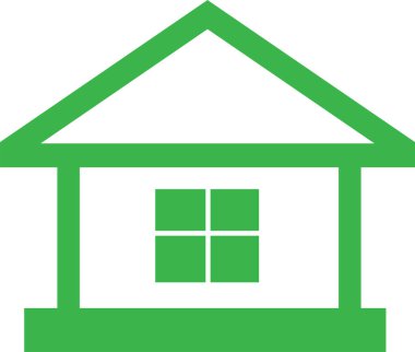 ev simgesi basit işaret tasarımı