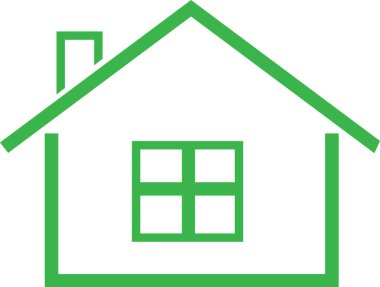 ev simgesi basit işaret tasarımı