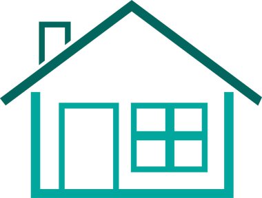 ev simgesi basit işaret tasarımı