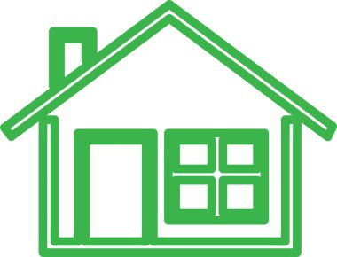 ev simgesi basit işaret tasarımı