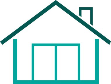 ev simgesi basit işaret tasarımı