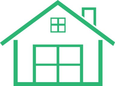 ev simgesi basit işaret tasarımı