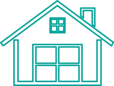 ev simgesi basit işaret tasarımı