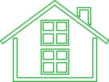 ev simgesi basit işaret tasarımı