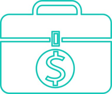 Para simgesi dolar işareti tasarımı