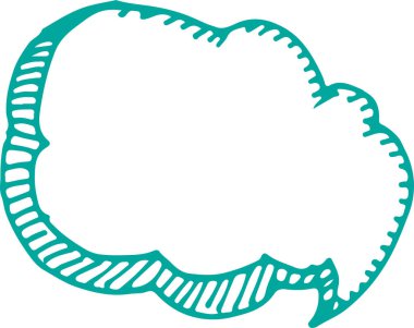 Konuşma balonu işaret tasarımı