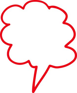 Konuşma balonu işaret tasarımı