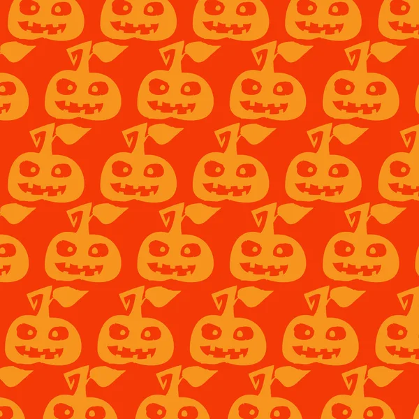 Halloween Pumpa Bakgrund Tapet Deign — Stock vektor