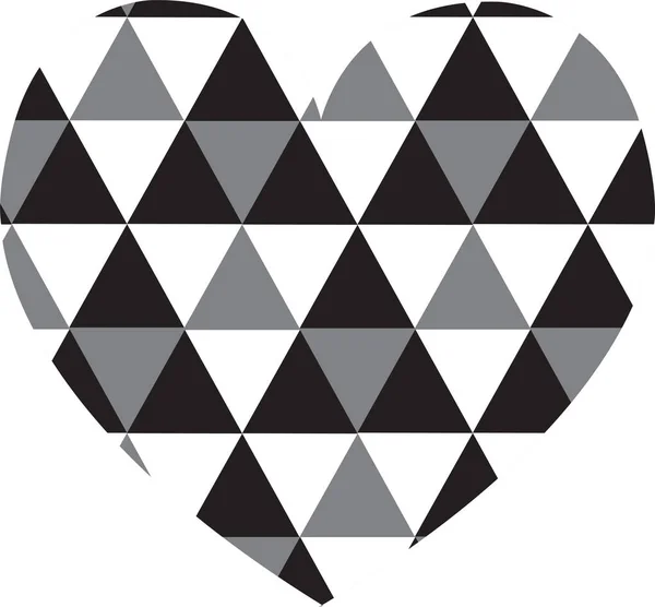 Hjärta Abstrakt Ikon Tecken Symbol Design — Stock vektor