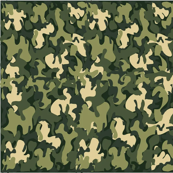 Camouflage Patroon Abstracte Achtergrond Ontwerp — Stockvector