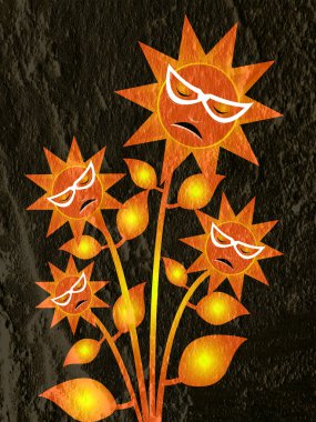 çiçek soyut duvar dokusu arka plan tasarımı