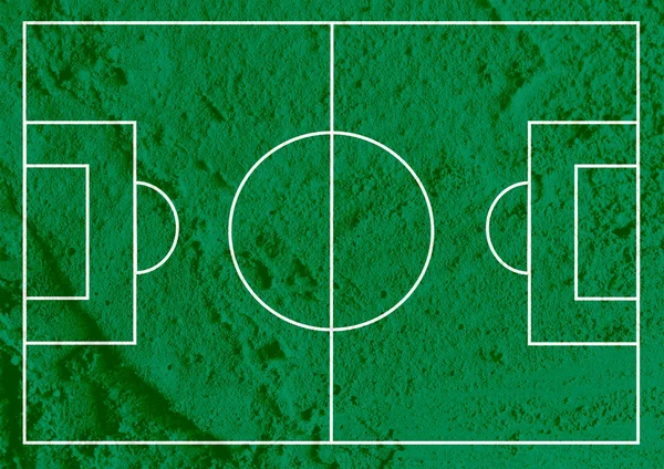 Футбольное поле или футбольное поле с текстурой травы на стене ba — стоковое фото