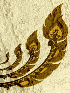 Tay resim duvar dokusu arka plan tasarımı