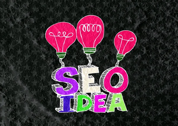 Seo Idea Optimisation des moteurs de recherche SEO sur la texture des murs de ciment b — Photo