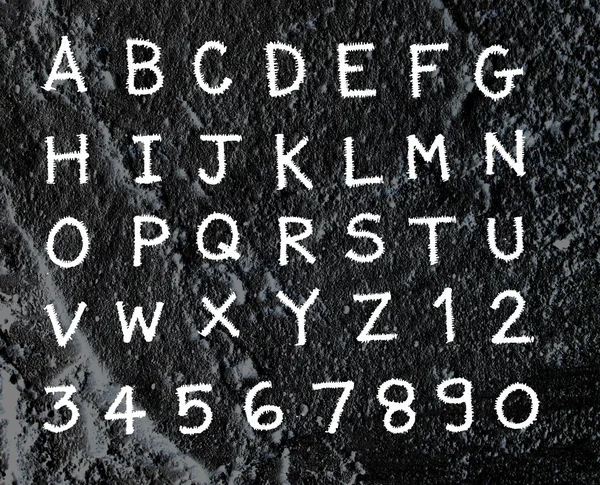 el çizili harfler yazı tipi duvar dokusu arka plan desig yazılmış