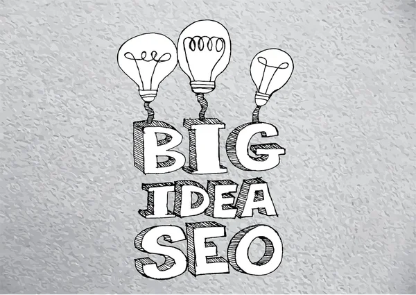 Seo Ideia SEO Search Engine Optimization —  Vetores de Stock