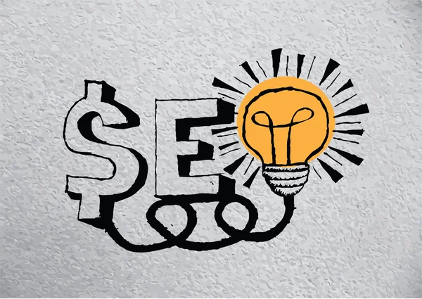 Seo Idea SEO Search Engine Optimization — Stock Vector