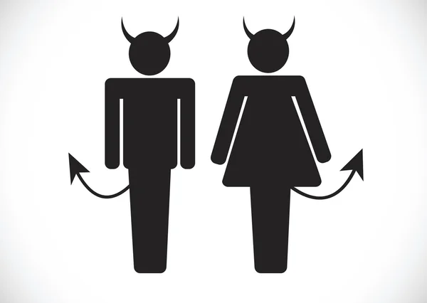 Pictogram Devil Icon Symbol Sign Stock Illustration