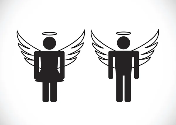 Pictogram  Angel Icon Symbol Sign Stock Vector
