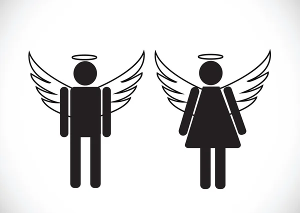Pictogram  Angel Icon Symbol Sign Royalty Free Stock Illustrations