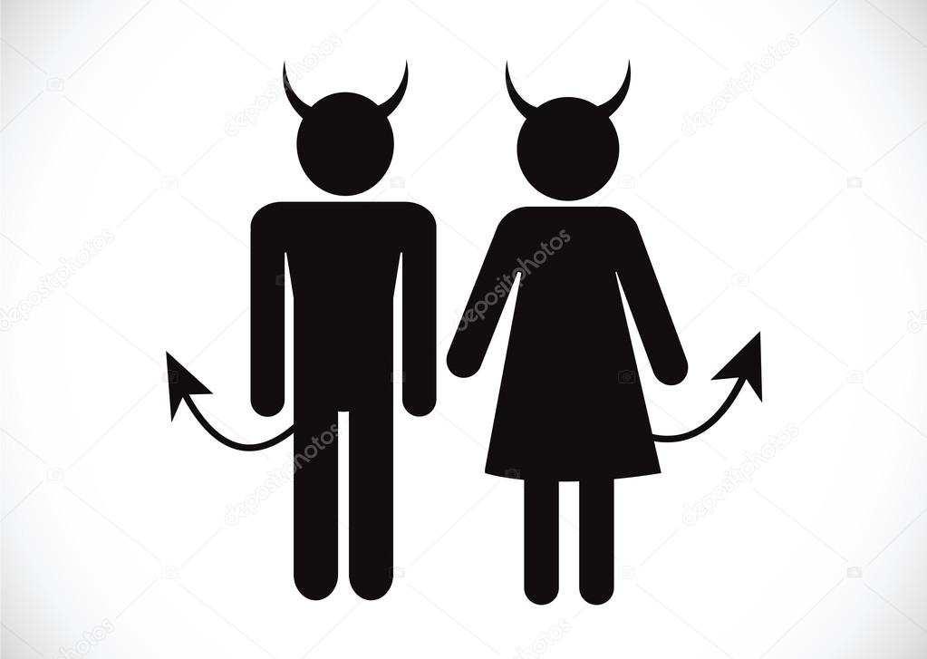 Pictogram Devil Icon Symbol Sign