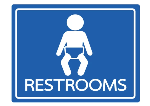 Piktogramm Kind Toilette Symbole — Stockvektor