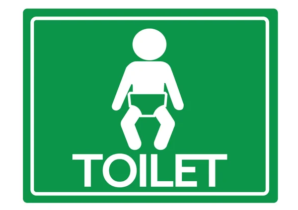 Piktogramm Kinder-Toiletten-Symbole — Stockvektor