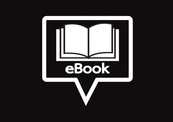 Набор иконок для чтения и чтения электронных книг — стоковый вектор