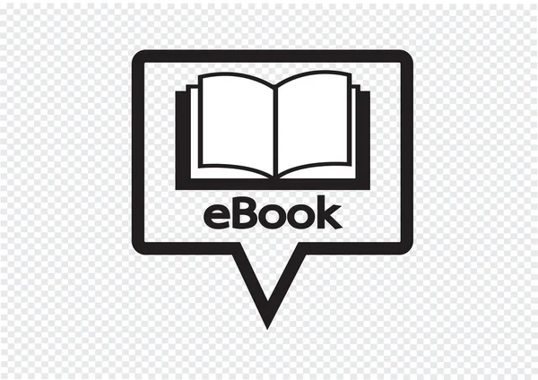 E-boek reader en e-lezer pictogrammen instellen — Stockvector