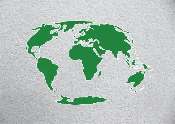 World map and  globe Illustration — Stock Vector
