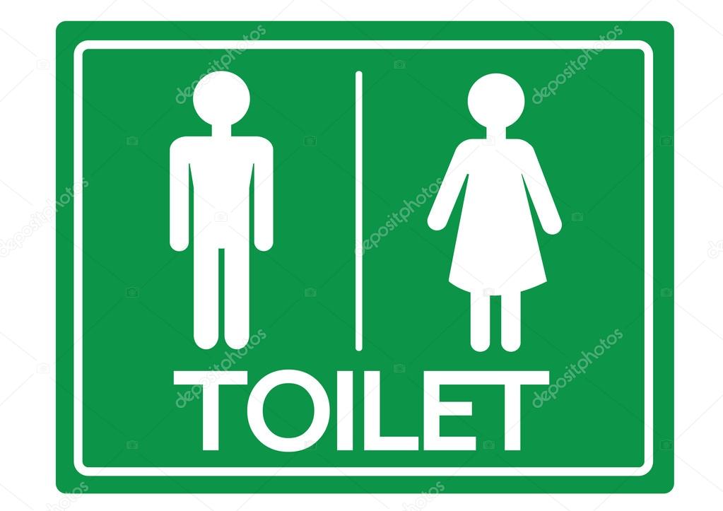 Toilet  Symbol Male and Female Icon