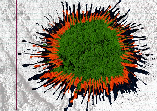 Acquerello sfondo astratto sulla trama della parete disegno di sfondo — Foto Stock