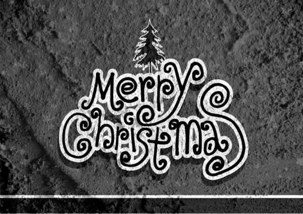 Christmas Cards on Cement wall Background texture — Stock Photo, Image