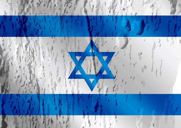 Прапор Ізраїлю темами ідея дизайн — стокове фото
