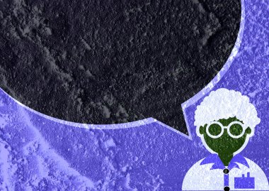 İnsanların düşünme insanlar konuşmak ve konuşma balonu çimento duvar 