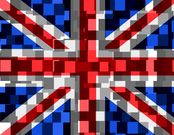 Nationalflagge von Großbritannien, dem vereinten Königreich Großbritannien und nein — Stockfoto
