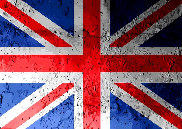 National flag of UK , the United Kingdom of Great Britain and No — Stock Photo, Image