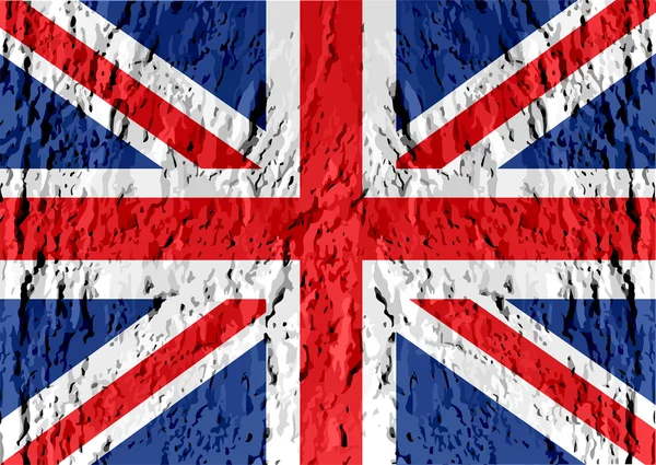 Nationalflagge von Großbritannien, dem vereinten Königreich Großbritannien und nein — Stockfoto