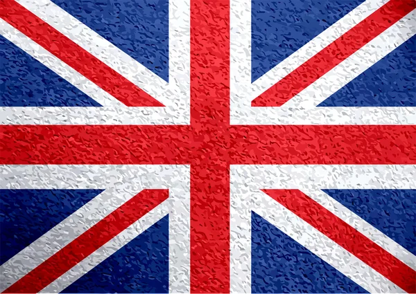 Nationale vlag van het Verenigd Koninkrijk, het Verenigd Koninkrijk van Groot-Brittannië en geen — Stockfoto