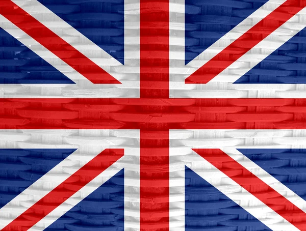 National flag of UK , the United Kingdom of Great Britain and No — Stock Photo, Image