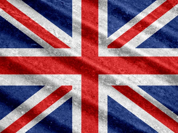 National flag of UK , the United Kingdom of Great Britain and No — Stock Photo, Image