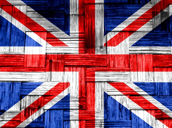 영국, 연합된 왕국 대 브리튼과 아니오의 국기 — 스톡 사진