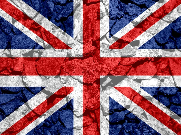Εθνική σημαία του Ηνωμένου Βασιλείου, το Ηνωμένο Βασίλειο της Μεγάλης Βρετανίας και όχι — Φωτογραφία Αρχείου