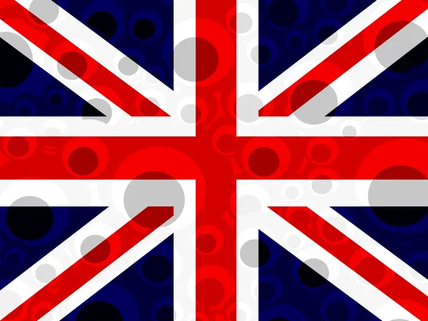 Bandiera nazionale del Regno Unito, del Regno Unito di Gran Bretagna e No — Foto Stock