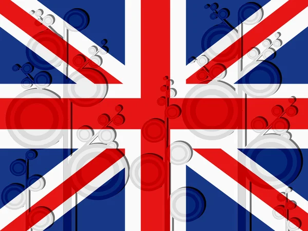 英国、 美国大不列颠王国的和没有的国旗 — 图库照片